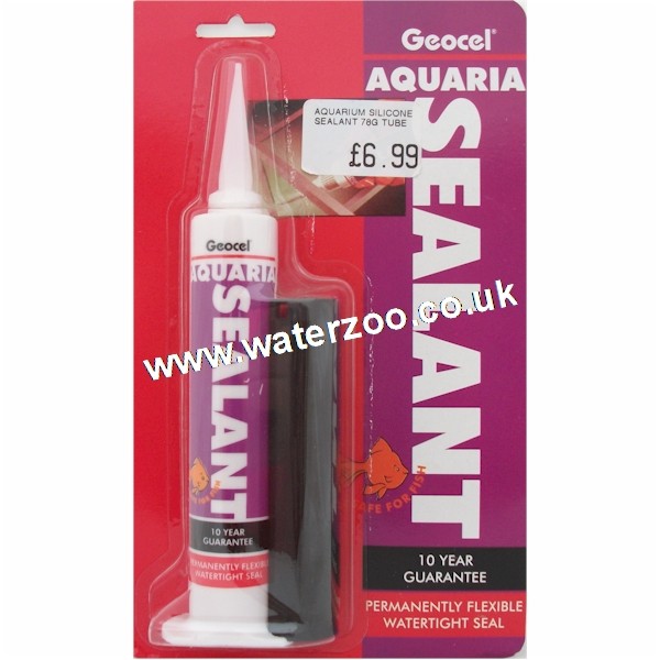 Aquarium Silicone Sealant Transluscent 78g Tube The WaterZoo
