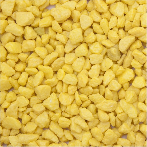Coated Yellow Aquarium Gravel 2kg The WaterZoo Tropical fish
