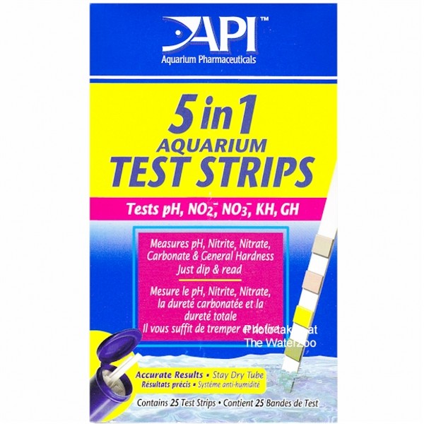 Api 5 In 1 Dip Test For Fresh & Saltwater 25pk The WaterZoo