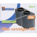 SUPERFISH AQUAFLOW 100 CARTRIDGE 2PK