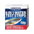 KING BRITISH TEST STRIPS X25 6 IN 1 inc ammonia